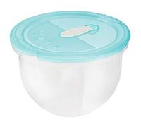 Shein 2en1 Recipiente para microondas/congelador Laura, 1,5 l, Polipropileno, 16,5 x 16,5 x 12 cm, Iceblue Transparente. Envio gratis en 24/48h