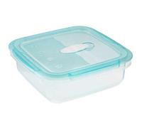 Shein 2en1 Recipiente para microondas/congelador Laura, 1 l, Polipropileno, 17 x 17 x 6 cm, Iceblue Transparente. Envio gratis en 24/48h