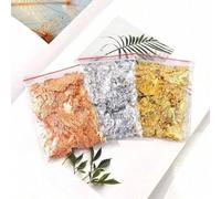 Shein 2g de hojuelas de oro para decorar comida, bebidas, postres, pasteles, helado para cumpleaños, fiestas y celebraciones, solo para decoración, Hallowee