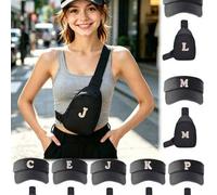 Shein 2piezas/Set Gorra de béisbol para niños con estampado de letras y bolso de pecho, adecuado para niños y niñas, regreso a la escuela, uso diario, activ
