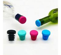 Shein 3/1 pieza Tapas de botellas de silicona, tapones de rosca de silicona duraderos, corchos reutilizables para vino y cerveza, tapón para botellas de beb