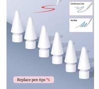 Shein 3/4/6/8 puntas de repuesto, compatibles con Apple Pencil de 1.ª/2.ª generación; punta de lápiz, compatible con iPad Pro Pencil de 2.ª/1.ª generación,