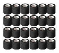 Shein 3/6/12/24 piezas, 1(1 pulgada)/2(2 pulgadas)/4(4 pulgadas) Vendas elásticas autoadhesivas para tatuajes, pegatinas para tatuajes antideslizantes, adec