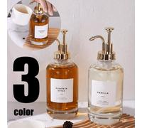 Shein 3 estilos de dispensador de jarabe de vidrio con bomba - Botella de jarabe de café para barra de café, caramelo, vainilla, saborizante de café, elabor