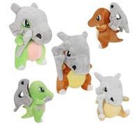 Shein 3 estilos de muñecos de peluche de Pokémon, Cubone brillante, adecuado para monstruos de bolsillo, figuras de anime lindas, juguetes de peluche animal