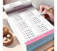 Shein 3 Libros de Práctica de Suma y Resta de Matemáticas, Incluidos en el Cuaderno de Aritmética sobre 10/20/50/100, Manual de Aprendizaje de Práctica Diar