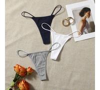 Shein 3 packs de Tangas sexy de diseño sólido