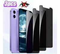 Shein 3 paquetes de protector de pantalla de privacidad para iPhone 17, 17 Pro, 17 Pro Max, 17 Air, 16 Pro Max/16/15/14/13/12/11, anti-arañazos, sin burbuja