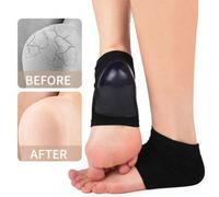Shein 3 pares de calcetines de gel de silicona hidratantes para mujeres y hombres con talones secos y agrietados