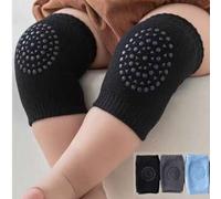 Shein 3 pares de rodilleras para bebé, colores mixtos para niños y niñas, protector de rodillas para gatear tanto en interiores como exteriores