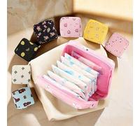 Shein 3 Piezas / 2 Piezas / 1 Pieza, Bolsa portátil para almacenamiento de toallas sanitarias, Bolsa simple para almacenamiento de toallas sanitarias, Bolsa