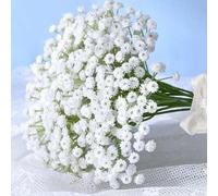 Shein 3 piezas/6 piezas/12 piezas - Flores artificiales de Gypsophila, flores artificiales de Gypsophila a granel para jarrones, flores artificiales de Gyps