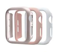 Shein 3 piezas Compatible con 38/40/41/42/44/45/46/49mm Series Ultra/SE/11/10/9/8/7/6/5/4/3/2/1, Funda protectora de PC duro, Funda protectora de la serie H