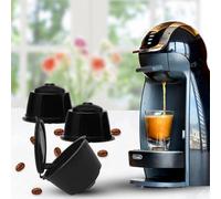 Shein 3 Piezas De Filtros De Cápsulas De Café Reutilizables Compatible Con Dolce Gusto Con Juego De Cuchara Y Cepillo