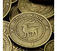 Shein 3 piezas de monedas conmemorativas de la escuela de magia - Juego de monedas coleccionables con tema de escuela de magia, adecuado para coleccionar, r