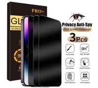 Shein 3 piezas de protectores de pantalla de vidrio templado antirreflejo para iPhone 17 15pro Max 15 15pro16promax 14pro Max 14 13pro Max 13 13pro 12 11 XR