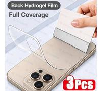 Shein 3 piezas Película de Hidrogel para la Parte Trasera, Usar con Tarjeta Raspadora, Protector de Cubierta Trasera de Teléfono, Nuevo Producto, Protección