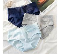 Shein 3 piezas Set bragas con encaje en contraste