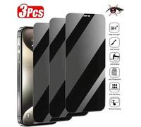 Shein 3 PIEZAS Vidrio de privacidad para iPhone 6 7 8 13 11 12 14 15 16 Pro Max Mini Protector de pantalla anti-espía para iPhone X XS Max XR 14 15 Plus