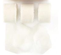 Shein 3 rollos, 3 colores, cinta de gasa hecha a mano, adecuada para invitaciones de boda, ramos de novia, envoltura de regalos, manualidades DIY, invitacio