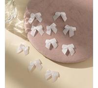 Shein 30/50/100/200 piezas Accesorios de lazo de cinta DIY Mini lazo de cinta de satén para decoración de zapatos, ropa, caja de regalo, flores pequeñas, em