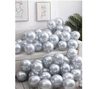 Shein 30/50/100 piezas, Globos metálicos dorados de 5 pulgadas, Globos plateados para guirnaldas o arcos de globos como decoraciones de boda, decoraciones d