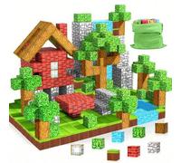 Shein 30/60/120/240 piezas Bloques de construcción magnéticos - Construye el mundo de las minas magnéticas, juguetes sensoriales STEM, para el aula y regalo
