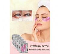 Shein 30 piezas (30 pares) Almohadillas de gel de enfriamiento para los ojos, cuidado de los ojos, ojeras, suaviza las líneas finas, máscara de gel para los