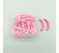 Shein 30 piezas Almohadilla de repuesto para rizador de pestañas, almohadilla de goma de silicona blanca de repuesto para rizador de pestañas universal con