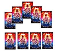 Shein 30 piezas Nuevo conjunto de decoración de fiesta de cumpleaños con temática de la temporada 5 de Stranger Things, bolsa de regalo, de vuelta a la escu