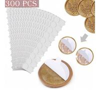 Shein 300 piezas de pegamento adhesivo de doble cara para sellos de cera, masilla adhesiva removible para pegamento de respaldo de sello de cera para sellad