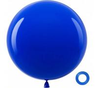 Shein 36 pulgadas (aproximadamente 91,4 cm) Globos gigantes azul marino, 2/4/6/8/10 piezas Globos de látex mate azul marino extra gruesos y súper grandes pa
