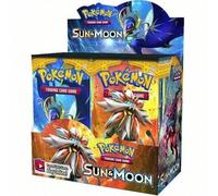 Shein 360 piezas/Caja Expansión Pokémon TCG: Sol y Luna, Juego de Cartas Coleccionables para Adultos, Colección de Cartas Raras, Regalo para Fiestas, Cumple
