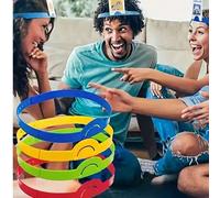 Shein 38pcs/4pcs/1 pieza Juego de Equipo "Quién Soy", Incluye Diademas Ajustables, Tarjetas Borrables y Bolígrafos, Diademas de Plástico Coloridas Ajustable