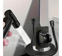 Shein 3pcs/Set Juego de rociador de bidé de mano para uso doméstico, pistola de limpieza de baño de alta presión, material de plástico duradero, con manguer