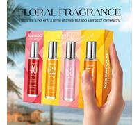 Shein 4/1 pieza Juego de regalo de 10ml de aceite esencial de alta concentración con feromonas de larga duración con aroma a fruta, ambientador de hogar, 4