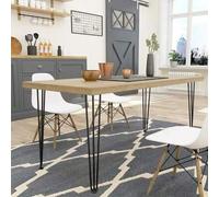 Shein 4 patas negras para muebles con 2 varillas/3 varillas, soporte de mesa con pasador, altura 20 cm/30 cm/41 cm/50 cm/71 cm/76 cm para patas de repuesto,