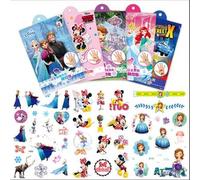 Shein 4 pegatinas de Disney, pegatinas de tatuaje, pegatinas decorativas, personajes de anime Frozen 2, accesorios decorativos, Mickey Mouse Sophia papelerí