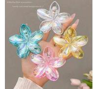 Shein 4 piezas/1 pieza Pinza para el cabello de mujer con forma de sirena con láser, accesorios para el cabello de plástico ligero, ornamentos para el cabel