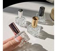 Shein 4 PIEZAS/2 PIEZAS/1 PIEZA - Botella de spray de perfume de vidrio de 10ml, botella de spray de perfume de oro rosa con boca en espiral, botella de mue