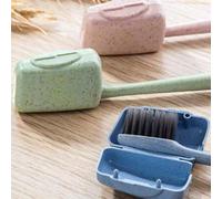 Shein 4 piezas/2 piezas/1 pieza Estuche portátil para cepillo de dientes - ¡Mantén tu cepillo de dientes limpio cuando estés de viaje! Soporte para cepillo