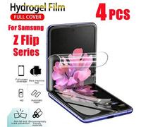 Shein 4 piezas de película protectora de hidrogel HD compatible con Samsung Galaxy Z Flip7 Flip6 Flip5 Flip4 Flip3, película protectora de teléfono (no vidr