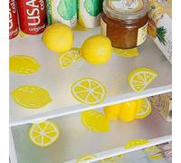 Shein 4 piezas de revestimiento impermeable para refrigerador, almohadilla rectangular a prueba de humedad, alfombrilla lavable para frigorífico, manteles i