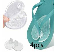 Shein 4 piezas de separadores de dedos de silicona de verano, almohadillas antideslizantes y antidolor para dedos de clip de sandalias