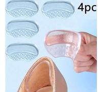 Shein 4 piezas de taloneras de silicona súper suaves, antifricción y antideslizantes para tacones altos de mujer, adecuadas para la mayoría de las variacion