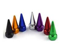 Shein 4 piezas de Tapa de válvula de núcleo de válvula de aleación de aluminio universal para automóviles, motocicletas y bicicletas