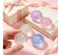 Shein 4 piezas Juguetes antiestrés de silicona de alta resiliencia con forma de dumpling, adecuados para ajustar el estado mental durante los descansos de e