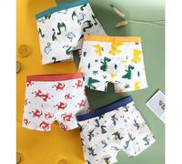 Shein 4 piezas/paquete Calzoncillos suaves y lindos para niños