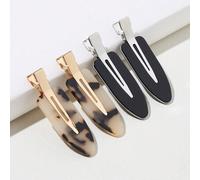 Shein 4 piezas Pinzas para el cabello con ácido acético sin rastros, pinzas de garra casuales, pasadores para el cabello, accesorios escolares, accesorios p