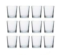 Shein 4 Set 3 Vasos Bajos Vidrio 26cl Diana Transparente Con relieve set 12 vasos transparentes vidrio relieve Apto Frigorífico No Apto Microondas Fácil de